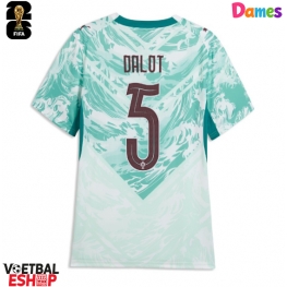 Portugal Diogo Dalot #5 Uit tenue Dames WK 2026 Korte Mouw